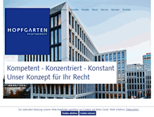Tablet Screenshot of hopfgarten.de